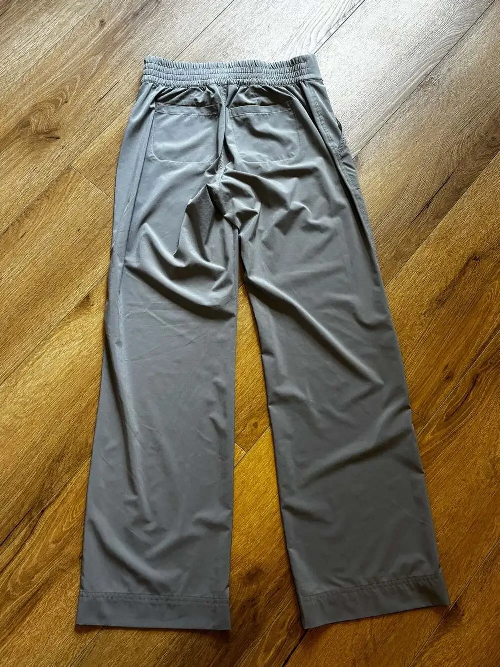 Athleta Women's Size 0 Gray Pull-On Wide Leg Pants - Picture 5 of 6